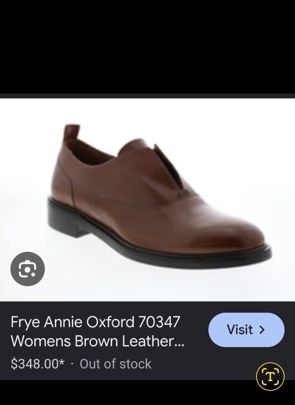 Frye Men’s Brown Leather Slip-On Derby